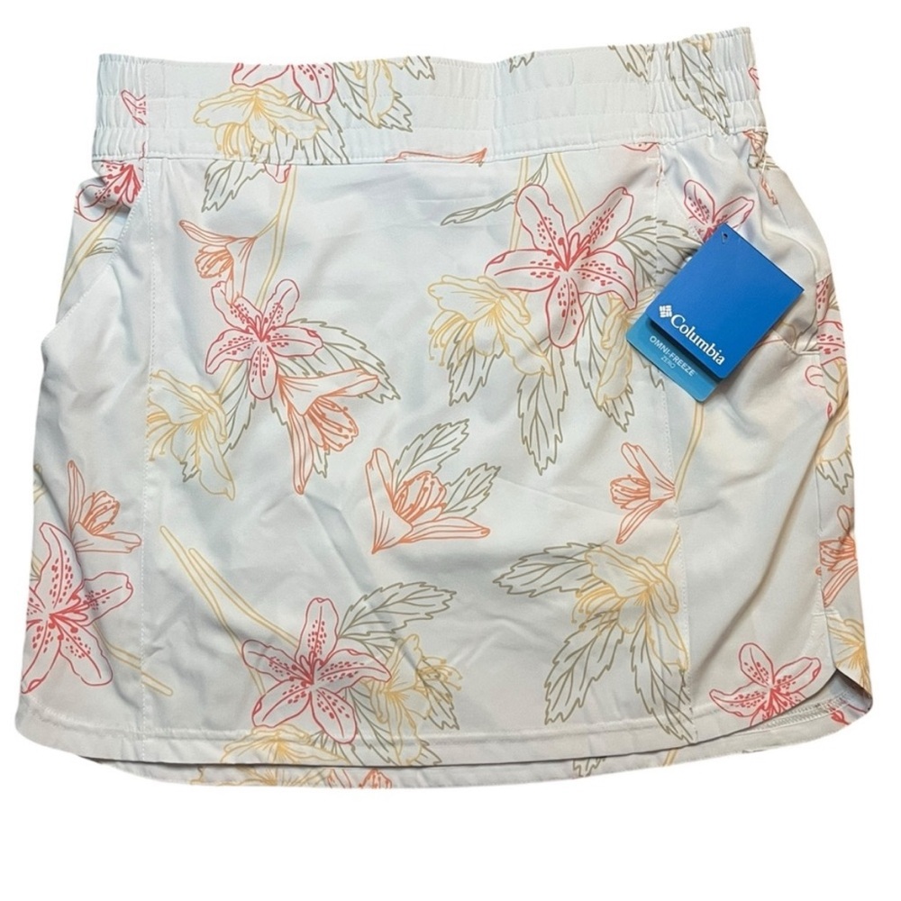 Columbia Women Medium Lazy Creek Chill Zero FS Printed Skort With Pockets NWT - Picture 1 of 10